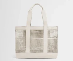 Beach Tote in Salt White