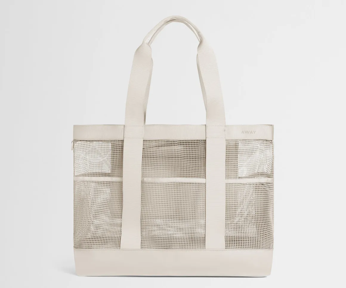 Beach Tote in Salt White