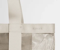 Beach Tote in Salt White