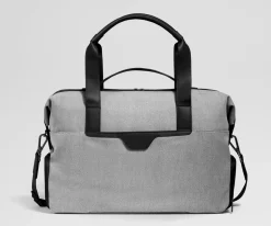 Canvas Overnight Bag in Jet Black