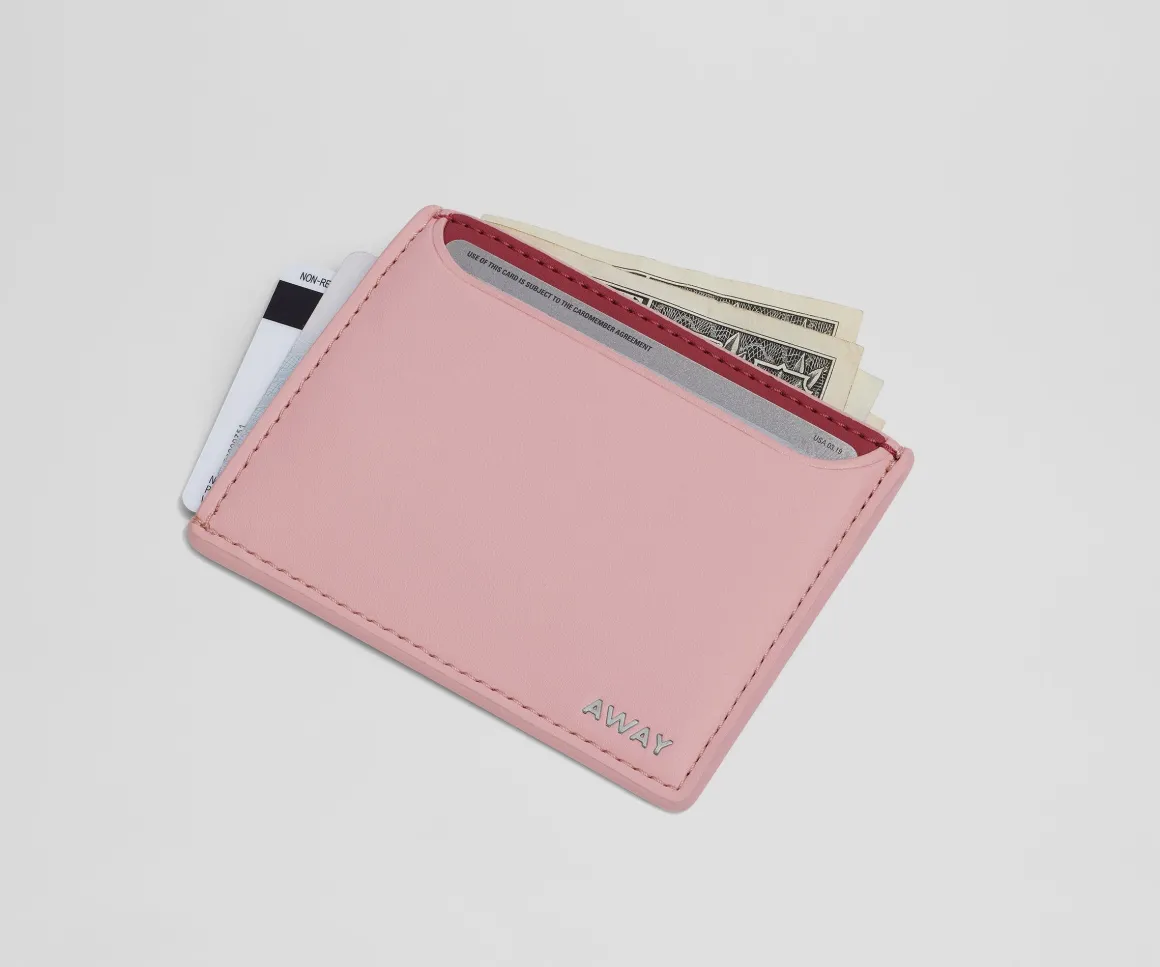 Card Case in Flamingo Pink