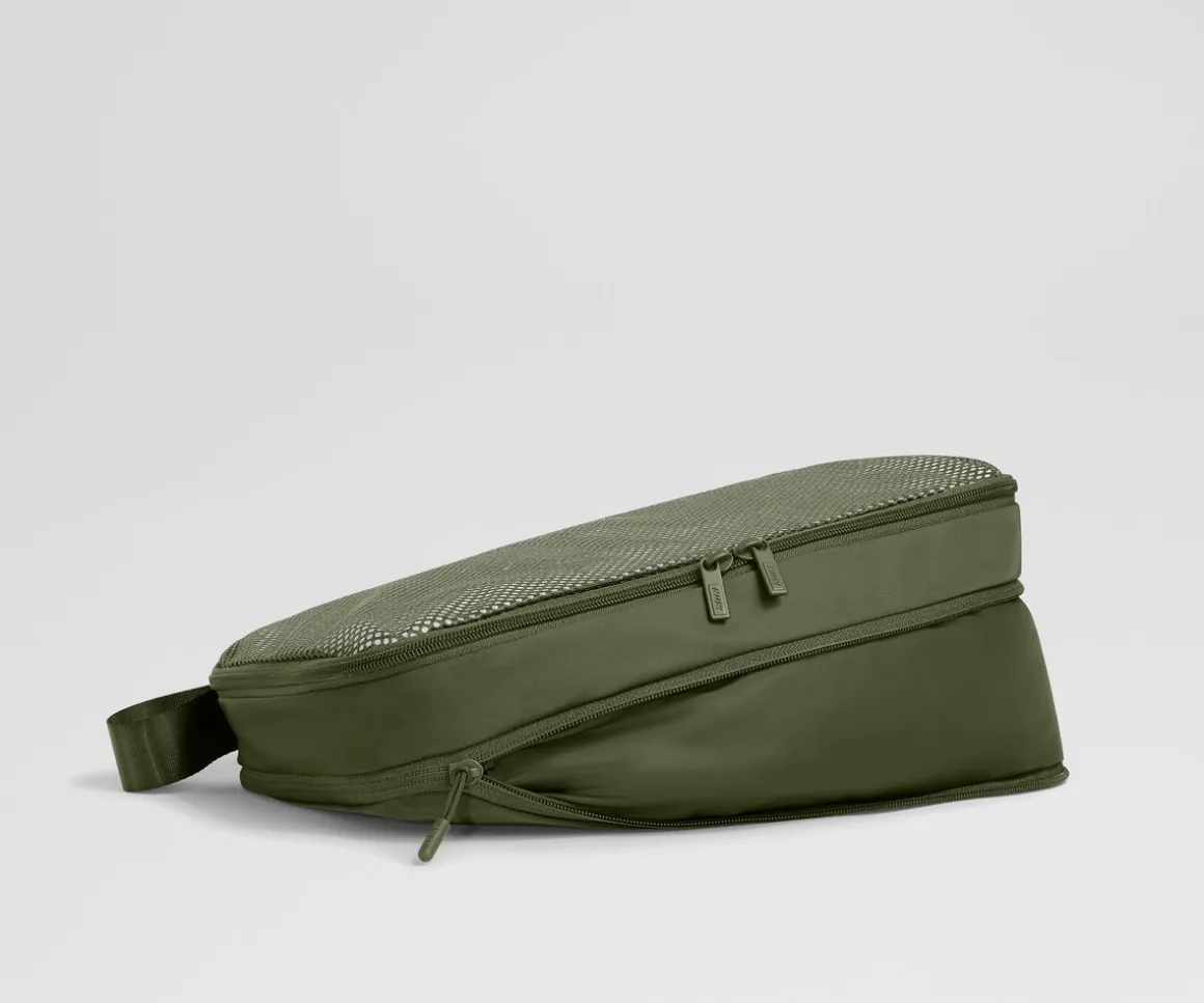 Compression Packing Cubes in Olive Green