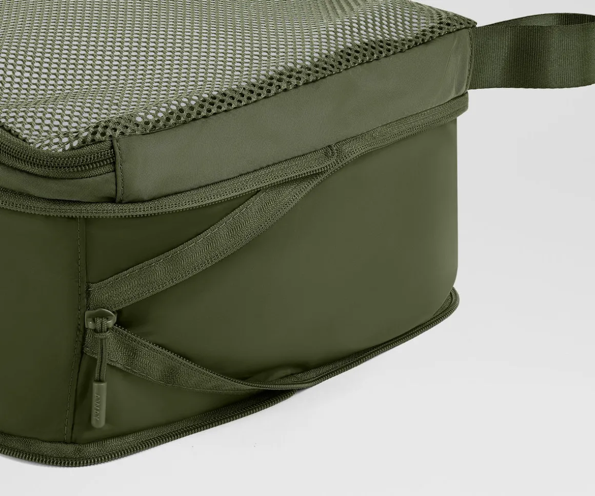 Compression Packing Cubes in Olive Green