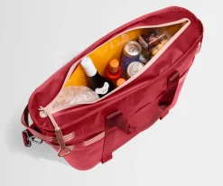 Cooler Tote in Cherry Red