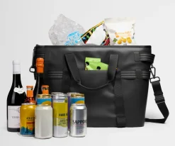 Cooler Tote in Jet Black