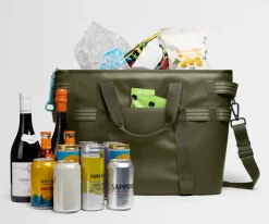 Cooler Tote in Olive Green
