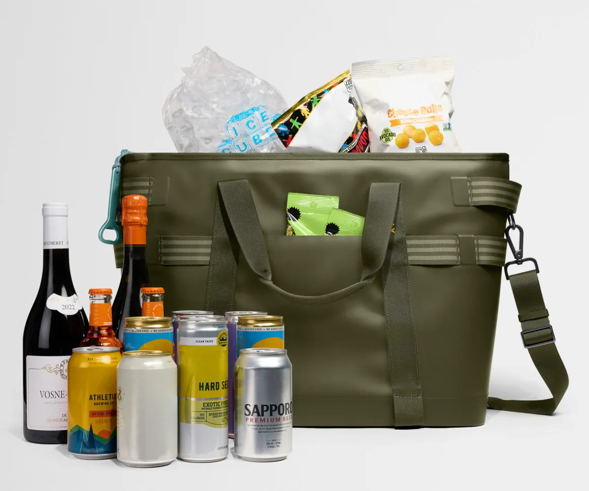Cooler Tote in Olive Green