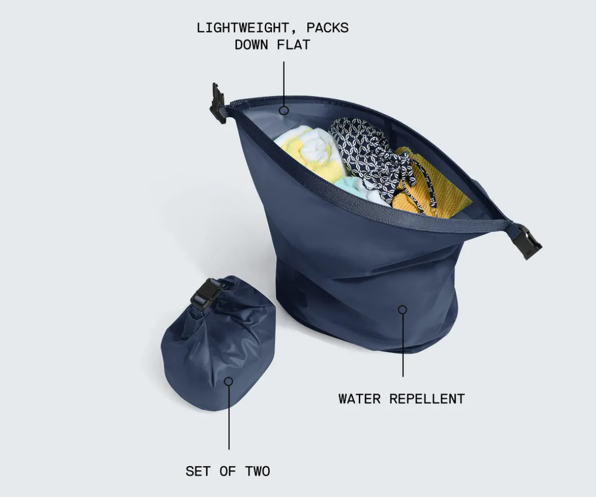 Dry Bag Duo in Jet Black
