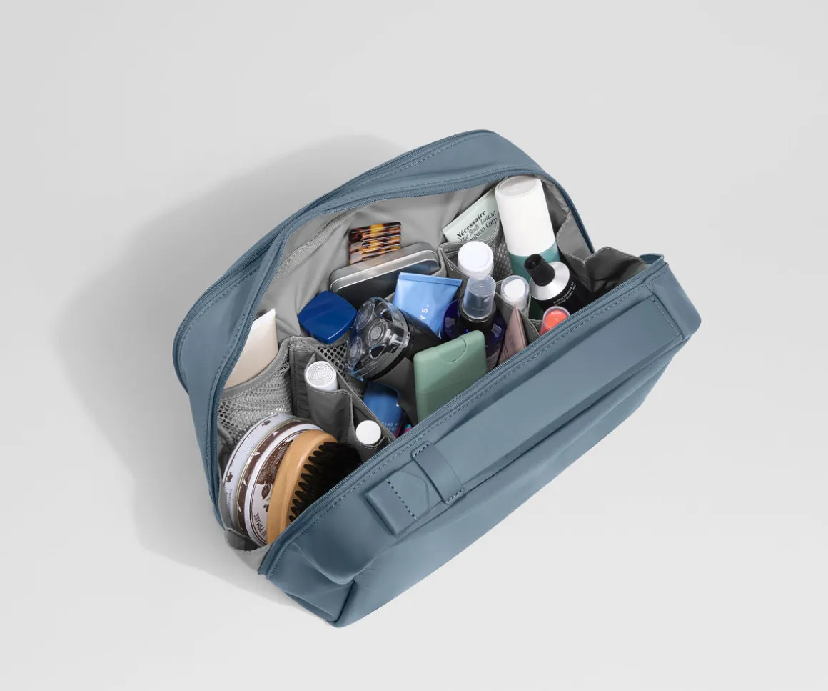 Extra Large Toiletry Bag in Coast Blue