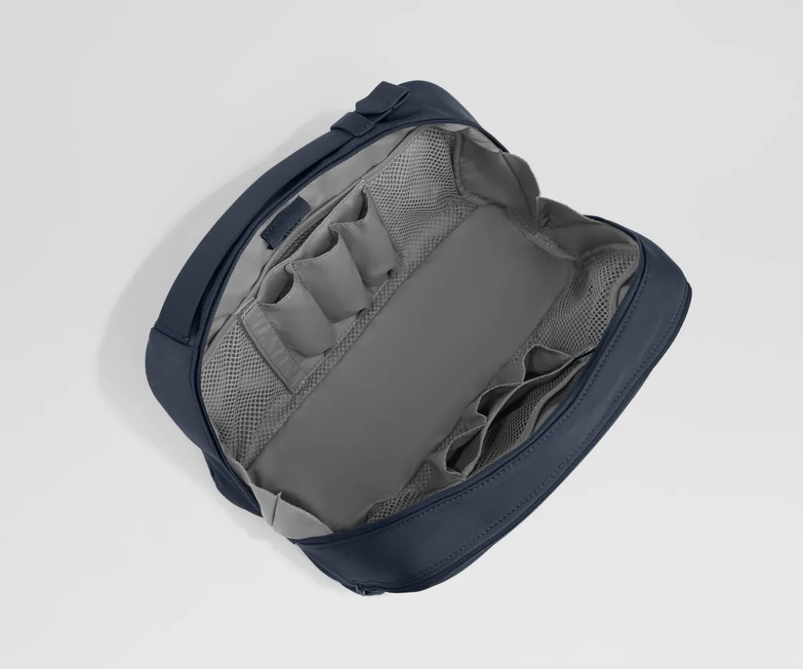 Extra Large Toiletry Bag in Navy Blue