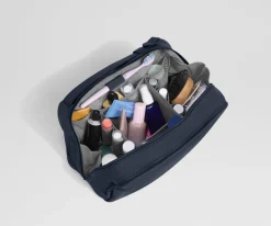Extra Large Toiletry Bag in Navy Blue