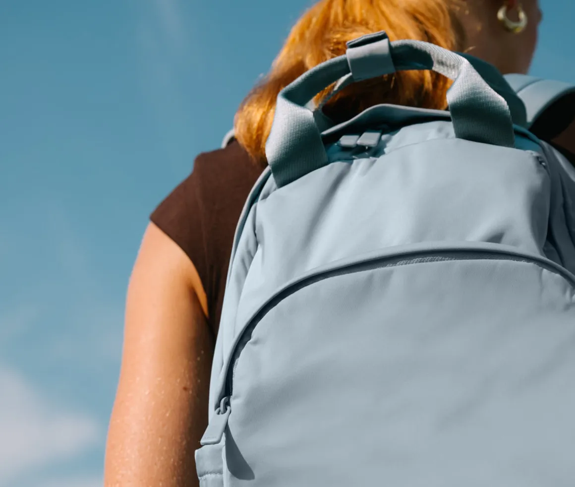 Featherlight Backpack in Clay Pink