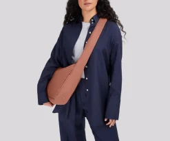 Featherlight Crossbody in Clay Pink