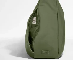 Featherlight Crossbody in Olive Green