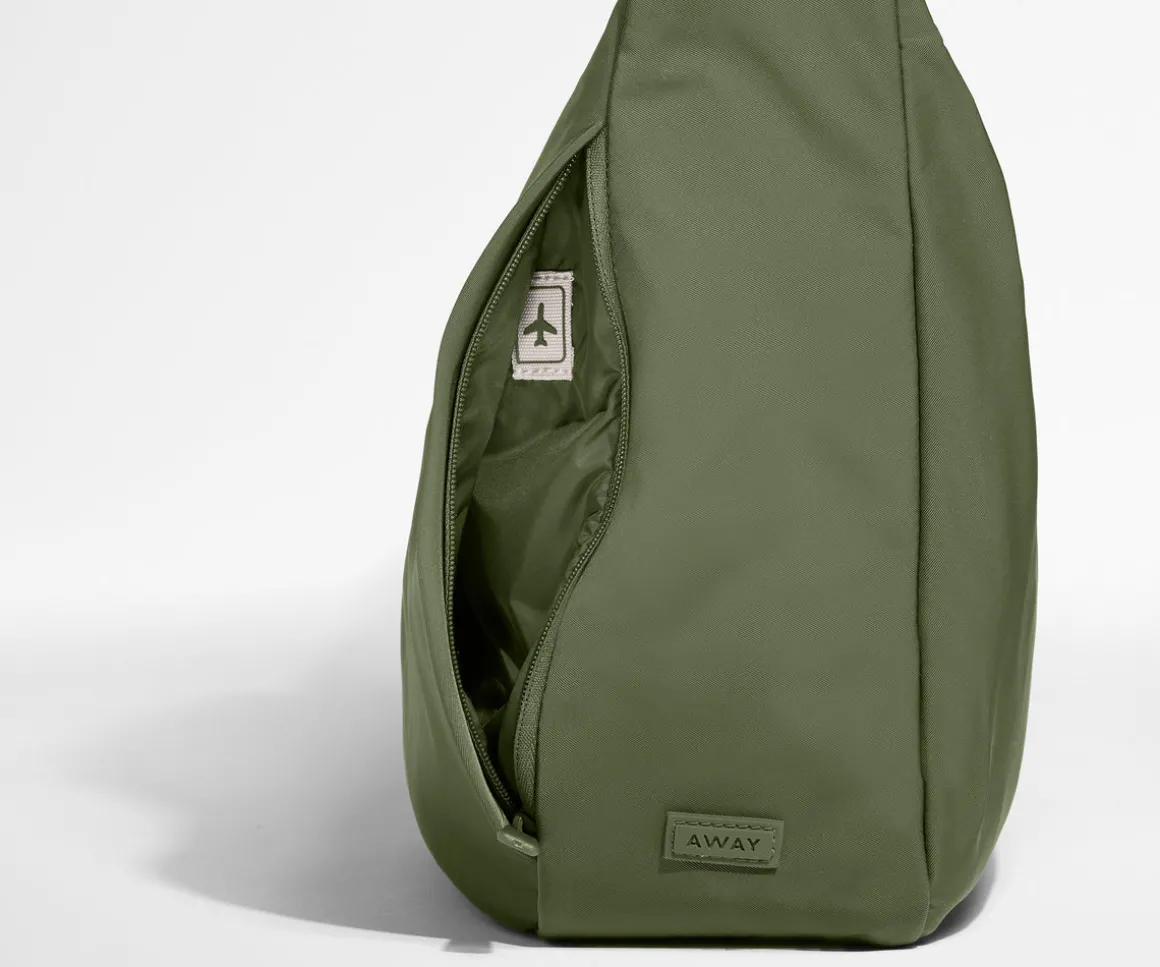 Featherlight Crossbody in Olive Green
