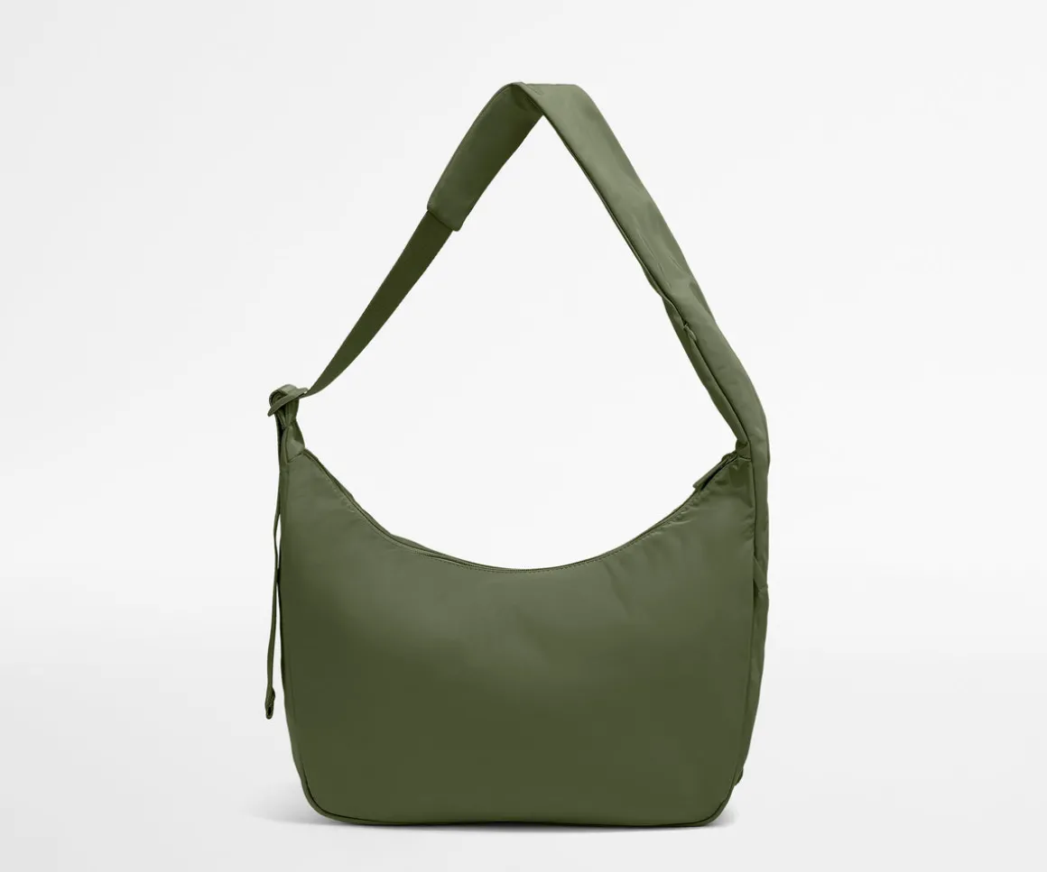 Featherlight Crossbody in Olive Green