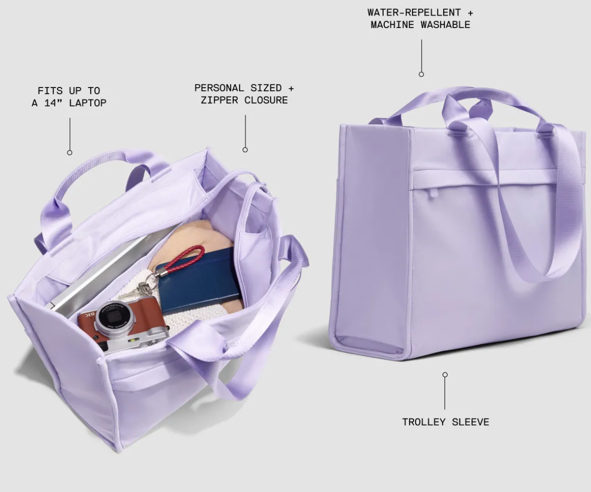 Featherlight Daily Tote in Opal Blue