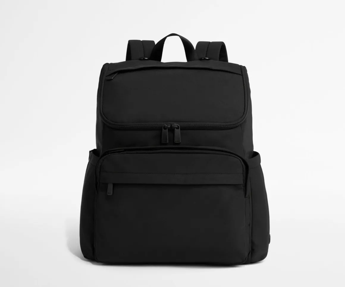 Featherlight Diaper Backpack in Jet Black