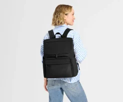 Featherlight Diaper Backpack in Jet Black