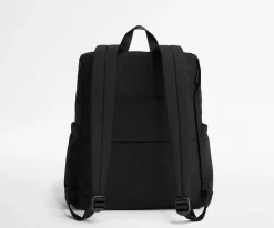 Featherlight Diaper Backpack in Jet Black