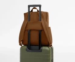 Featherlight Diaper Backpack in Amaro Brown