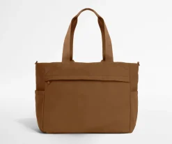 Featherlight Diaper Tote in Amaro Brown