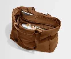 Featherlight Diaper Tote in Amaro Brown