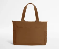 Featherlight Diaper Tote in Amaro Brown