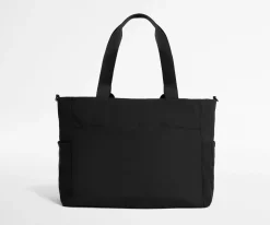 Featherlight Diaper Tote in Jet Black