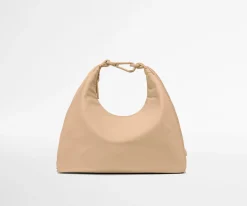 Featherlight Duo Crossbody in Camel Brown