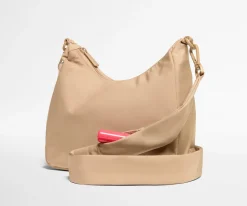 Featherlight Duo Crossbody in Camel Brown