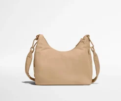 Featherlight Duo Crossbody in Camel Brown