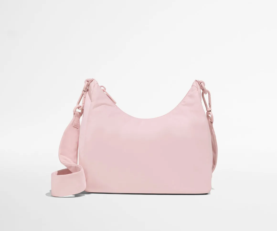 Featherlight Duo Crossbody in Blush Pink