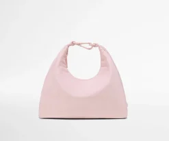 Featherlight Duo Crossbody in Blush Pink