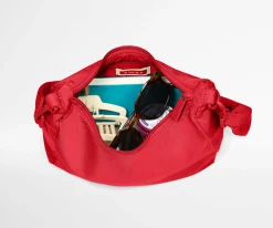 Featherlight Duo Crossbody in Cherry Red