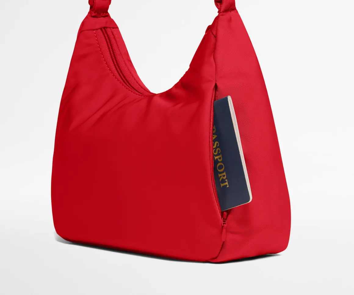 Featherlight Duo Crossbody in Cherry Red