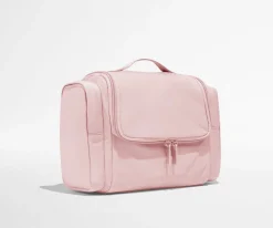 Featherlight Hanging Travel Vanity in Blush Pink