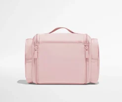 Featherlight Hanging Travel Vanity in Blush Pink