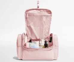Featherlight Hanging Travel Vanity in Blush Pink