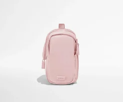 Featherlight Hanging Travel Vanity in Blush Pink