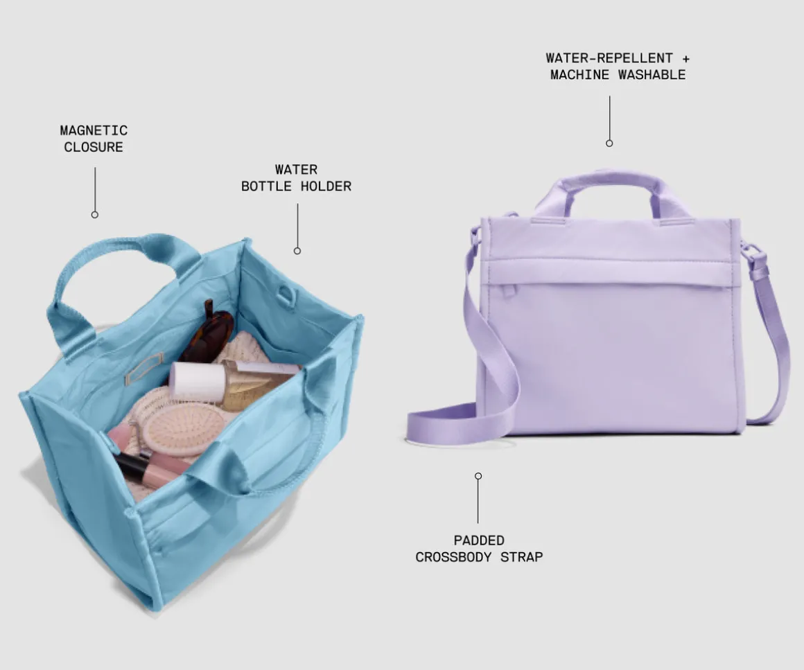 Featherlight Mini Daily Tote in Opal Blue