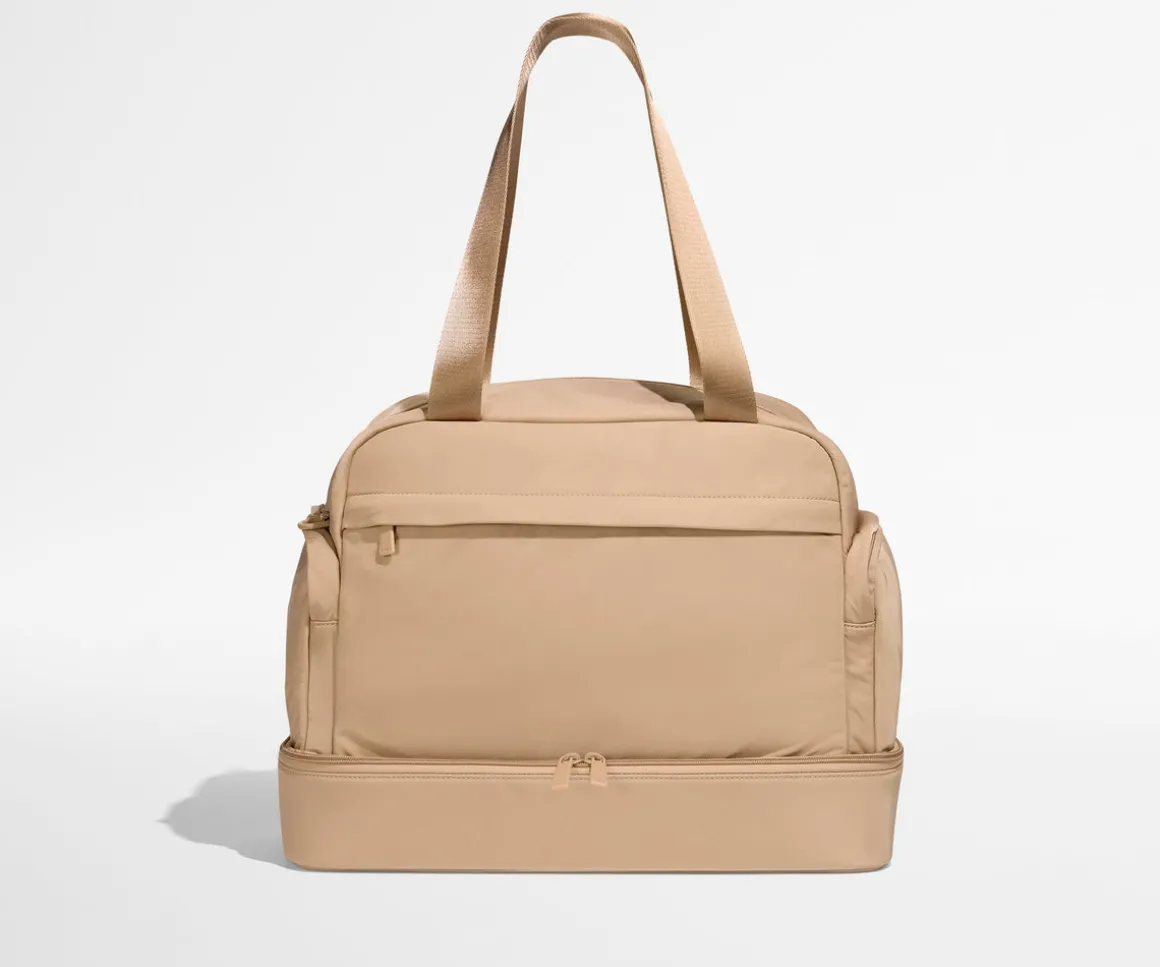 Featherlight Overnight Bag in Camel Brown