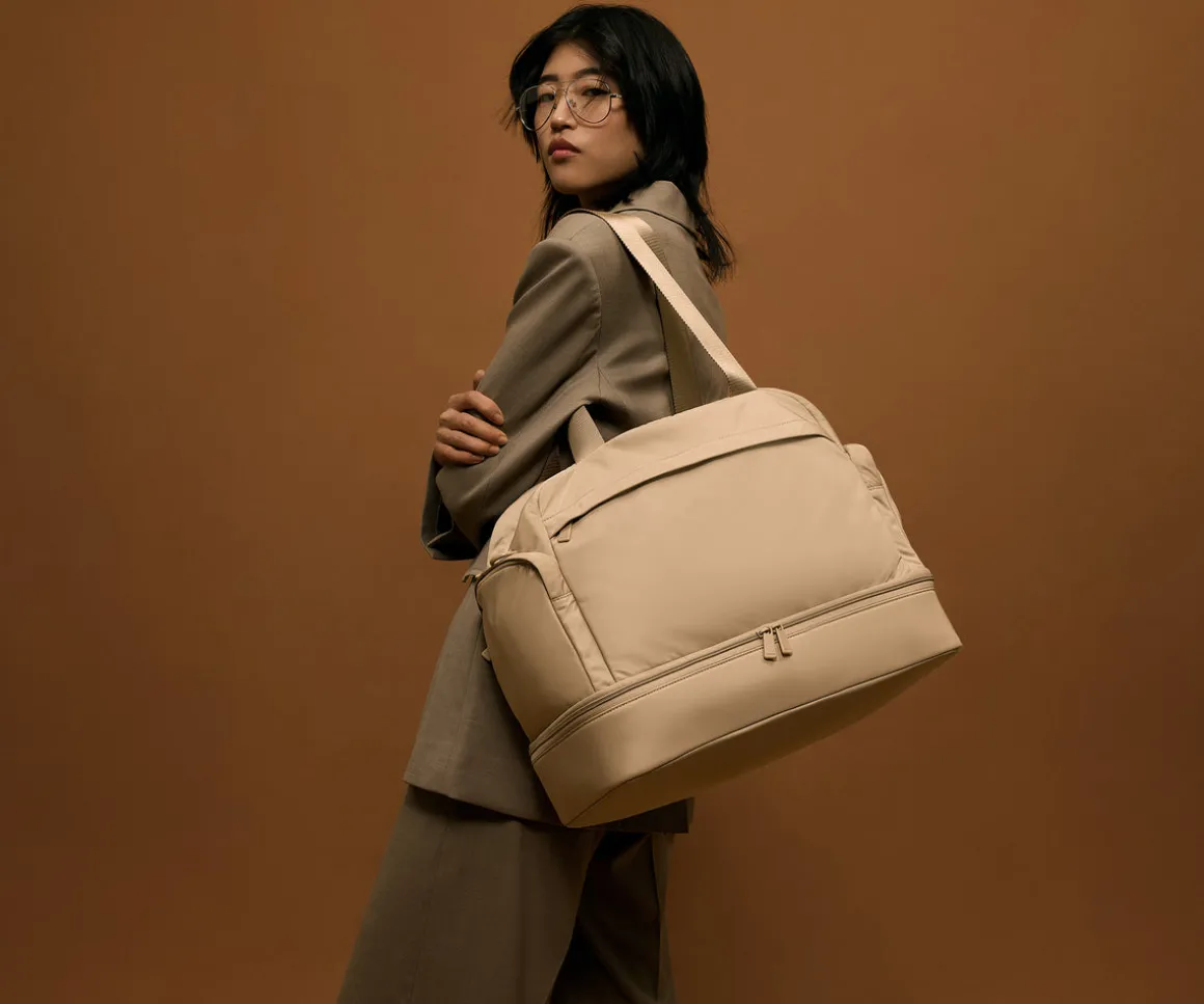 Featherlight Overnight Bag in Camel Brown