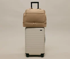 Featherlight Overnight Bag in Camel Brown