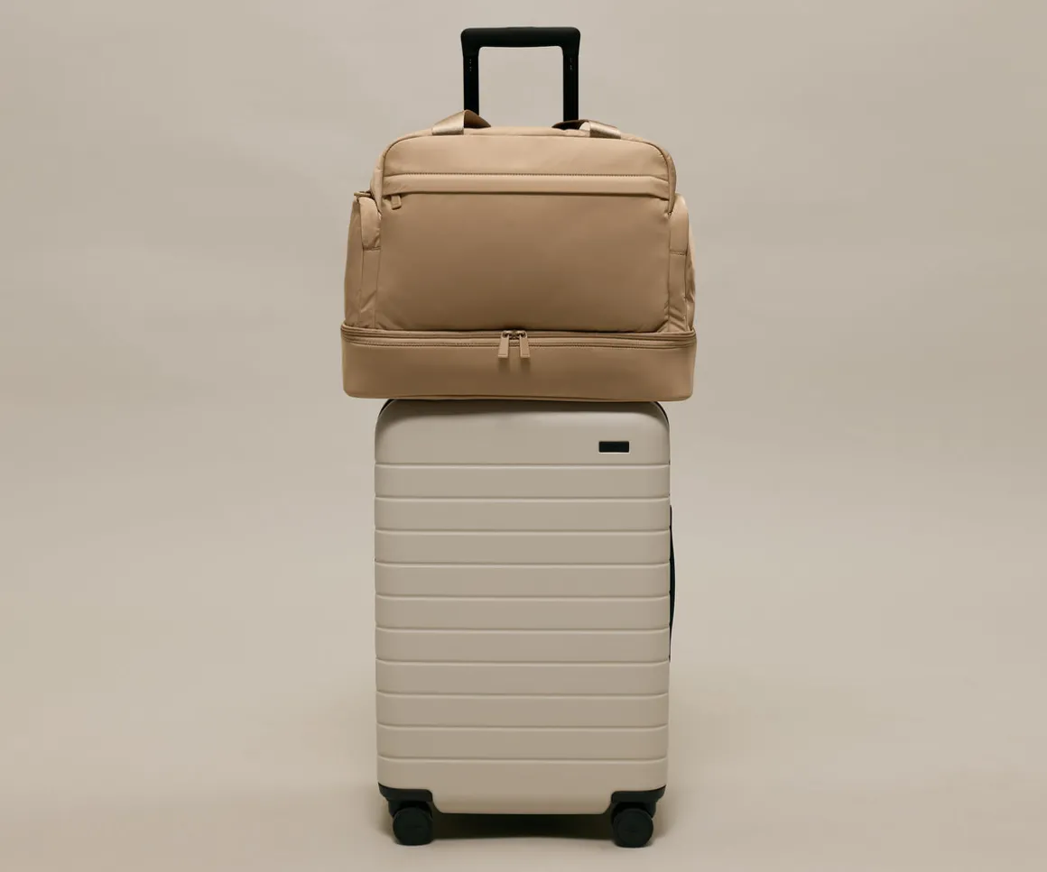 Featherlight Overnight Bag in Camel Brown