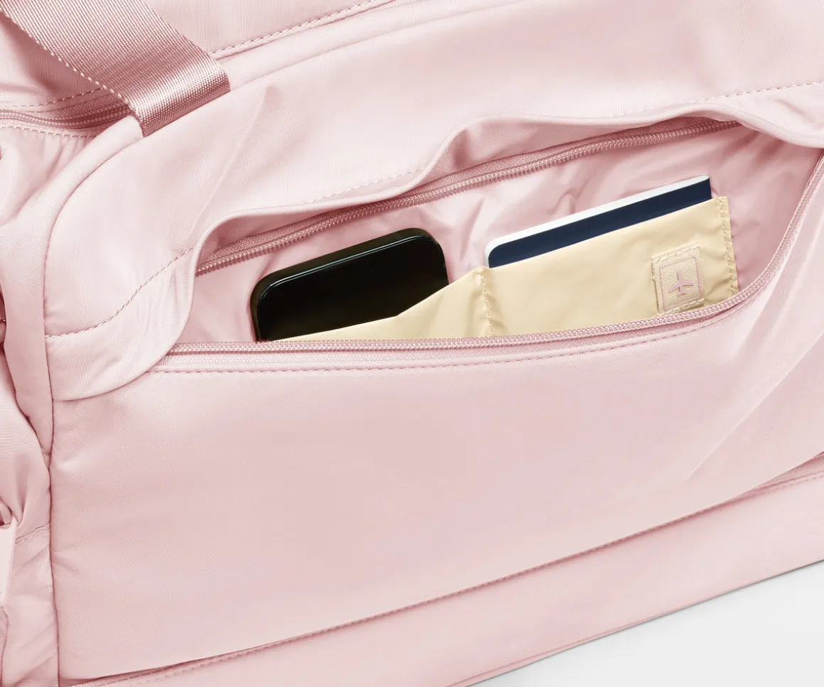 Featherlight Overnight Bag in Blush Pink
