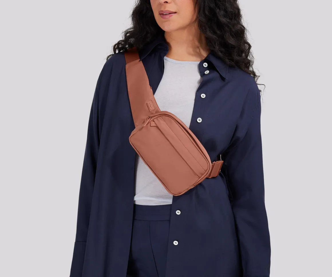 Featherlight Sling Bag in Clay Pink