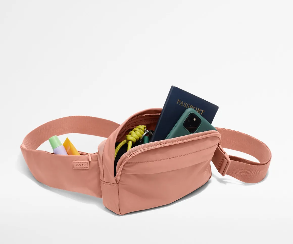 Featherlight Sling Bag in Clay Pink