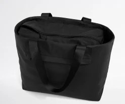 Featherlight Tote in My Baggage (Jet Black)