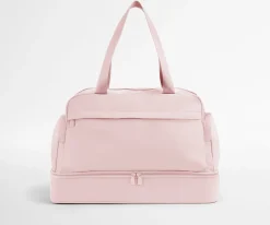 Featherlight Weekender in Blush Pink